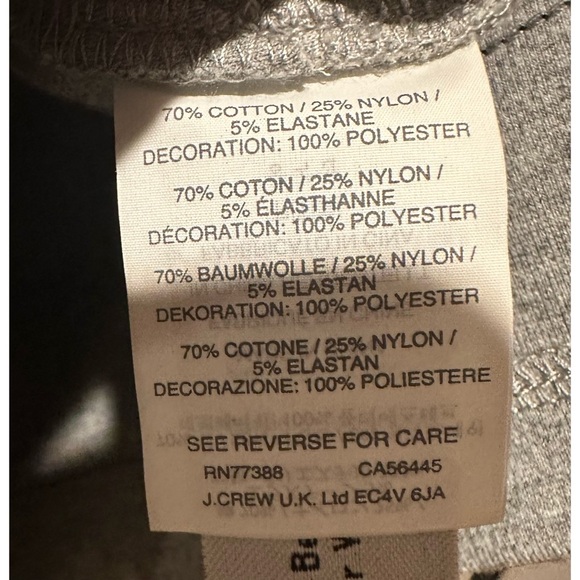 J. Crew‎ Women’s NWT Fringe Sleeveless Top Size XS - Grey - Picture 5 of 10